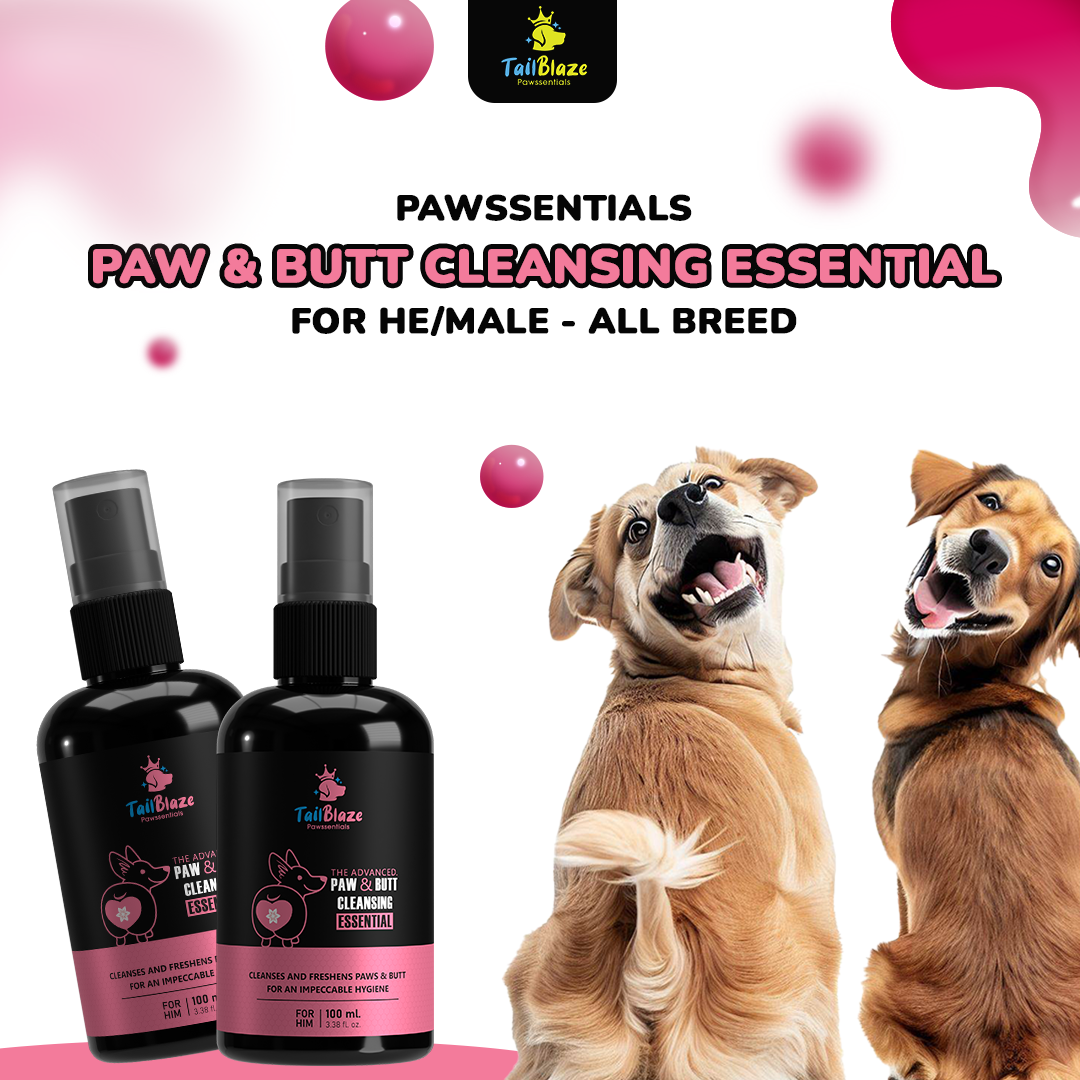 Pawssentials The Advanced PAW & BUTT CLEANSING Spray Essential for Dogs 100ml