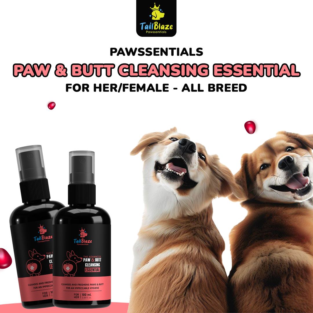 Pawssentials The Advanced PAW & BUTT CLEANSING Spray Essential for Dogs 100ml